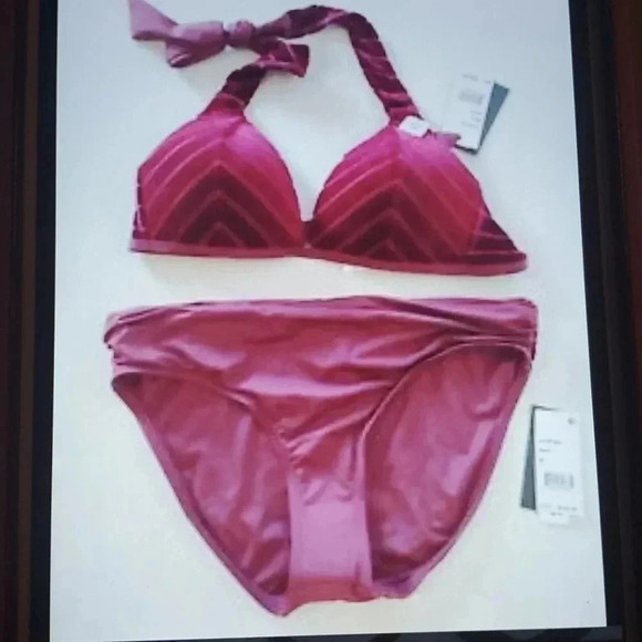 KENNETH COLE 2 PIECE SWIM SUIT NY SUMMER COLLECTIO - Picture 1 of 5